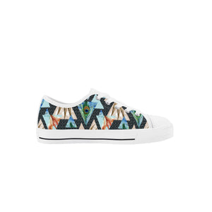 Peacock Kid's Low Top Canvas Shoes
