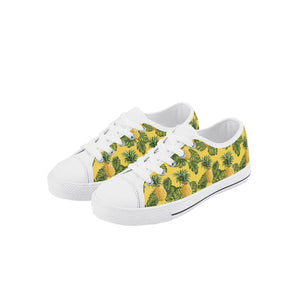 Pineapple Kid's Low Top Canvas Shoes