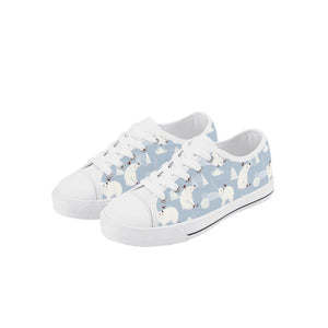 Polar Bear Kid's Low Top Canvas Shoes
