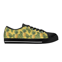 Pineapple Women's Low Top Canvas Shoes