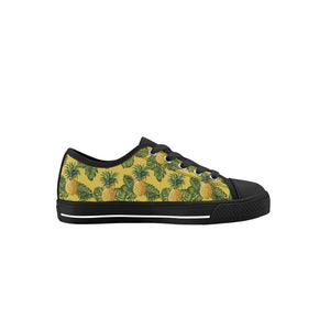 Pineapple Kid's Low Top Canvas Shoes