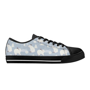 Polar Bear Women's Low Top Canvas Shoes