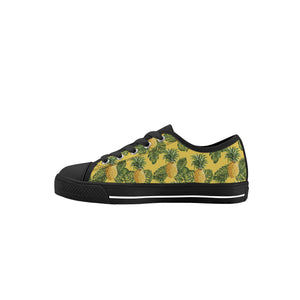 Pineapple Kid's Low Top Canvas Shoes