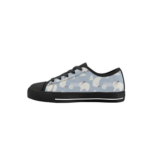Polar Bear Kid's Low Top Canvas Shoes
