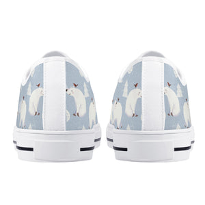 Polar Bear Women's Low Top Canvas Shoes