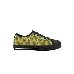 Pineapple Kid's Low Top Canvas Shoes