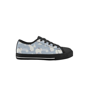 Polar Bear Kid's Low Top Canvas Shoes