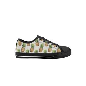 Pineapple Kid's Low Top Canvas Shoes