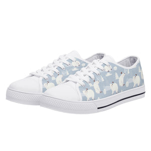 Polar Bear Women's Low Top Canvas Shoes