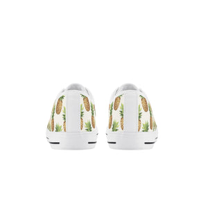 Pineapple Kid's Low Top Canvas Shoes