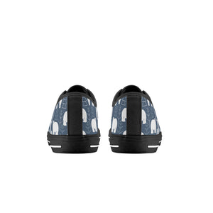 Polar Bear Kid's Low Top Canvas Shoes