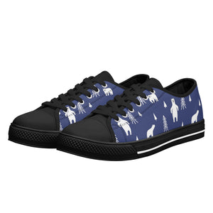 Polar Bear Women's Low Top Canvas Shoes