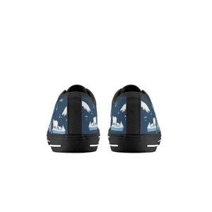Polar Bear Kid's Low Top Canvas Shoes
