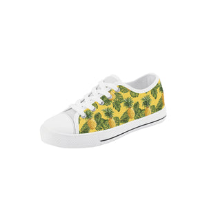 Pineapple Kid's Low Top Canvas Shoes