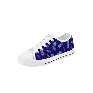 Pineapple Kid's Low Top Canvas Shoes