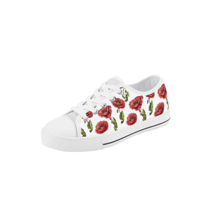 Poppy Kid's Low Top Canvas Shoes