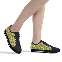 Pineapple Women's Low Top Canvas Shoes