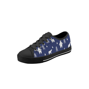 Polar Bear Kid's Low Top Canvas Shoes