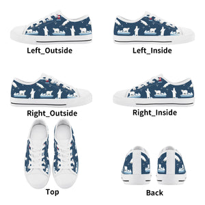 Polar Bear Kid's Low Top Canvas Shoes