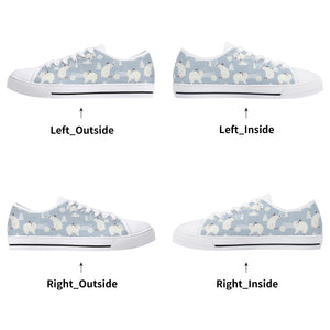 Polar Bear Women's Low Top Canvas Shoes