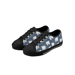 Polar Bear Kid's Low Top Canvas Shoes