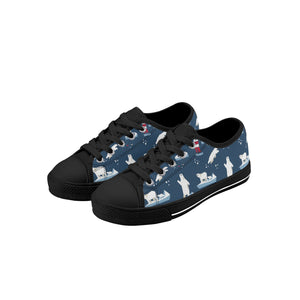 Polar Bear Kid's Low Top Canvas Shoes