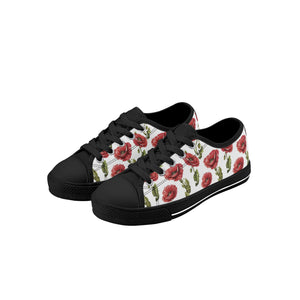 Poppy Kid's Low Top Canvas Shoes