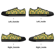 Pineapple Women's Low Top Canvas Shoes