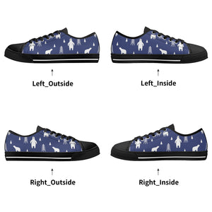 Polar Bear Women's Low Top Canvas Shoes