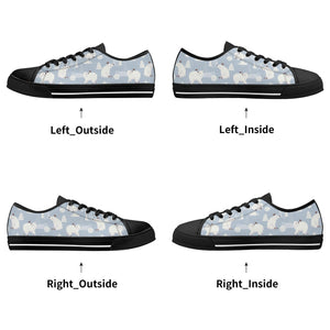 Polar Bear Women's Low Top Canvas Shoes