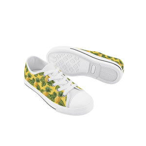 Pineapple Kid's Low Top Canvas Shoes