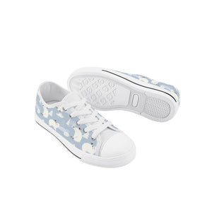 Polar Bear Kid's Low Top Canvas Shoes