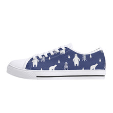 Polar Bear Women's Low Top Canvas Shoes