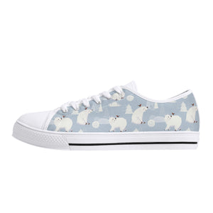Polar Bear Women's Low Top Canvas Shoes