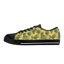 Pineapple Women's Low Top Canvas Shoes