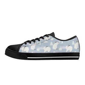 Polar Bear Women's Low Top Canvas Shoes