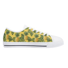 Pineapple Women's Low Top Canvas Shoes