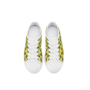 Pineapple Kid's Low Top Canvas Shoes