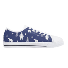 Polar Bear Women's Low Top Canvas Shoes