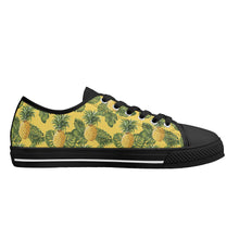 Pineapple Women's Low Top Canvas Shoes