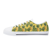 Pineapple Women's Low Top Canvas Shoes