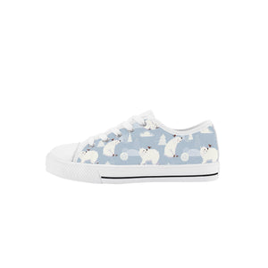 Polar Bear Kid's Low Top Canvas Shoes
