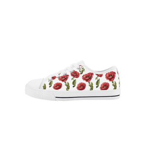 Poppy Kid's Low Top Canvas Shoes