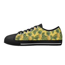 Pineapple Women's Low Top Canvas Shoes