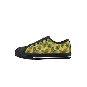 Pineapple Kid's Low Top Canvas Shoes