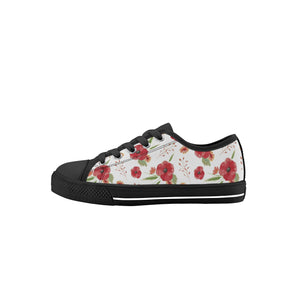 Poppy Kid's Low Top Canvas Shoes