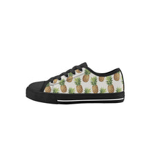 Pineapple Kid's Low Top Canvas Shoes