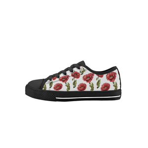 Poppy Kid's Low Top Canvas Shoes