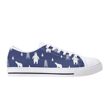 Polar Bear Women's Low Top Canvas Shoes
