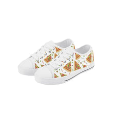 Pizza Kid's Low Top Canvas Shoes